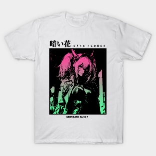 Cyberpunk Vaporwave Anime Manga Girl Japanese Streetwear Aesthetic T-Shirt